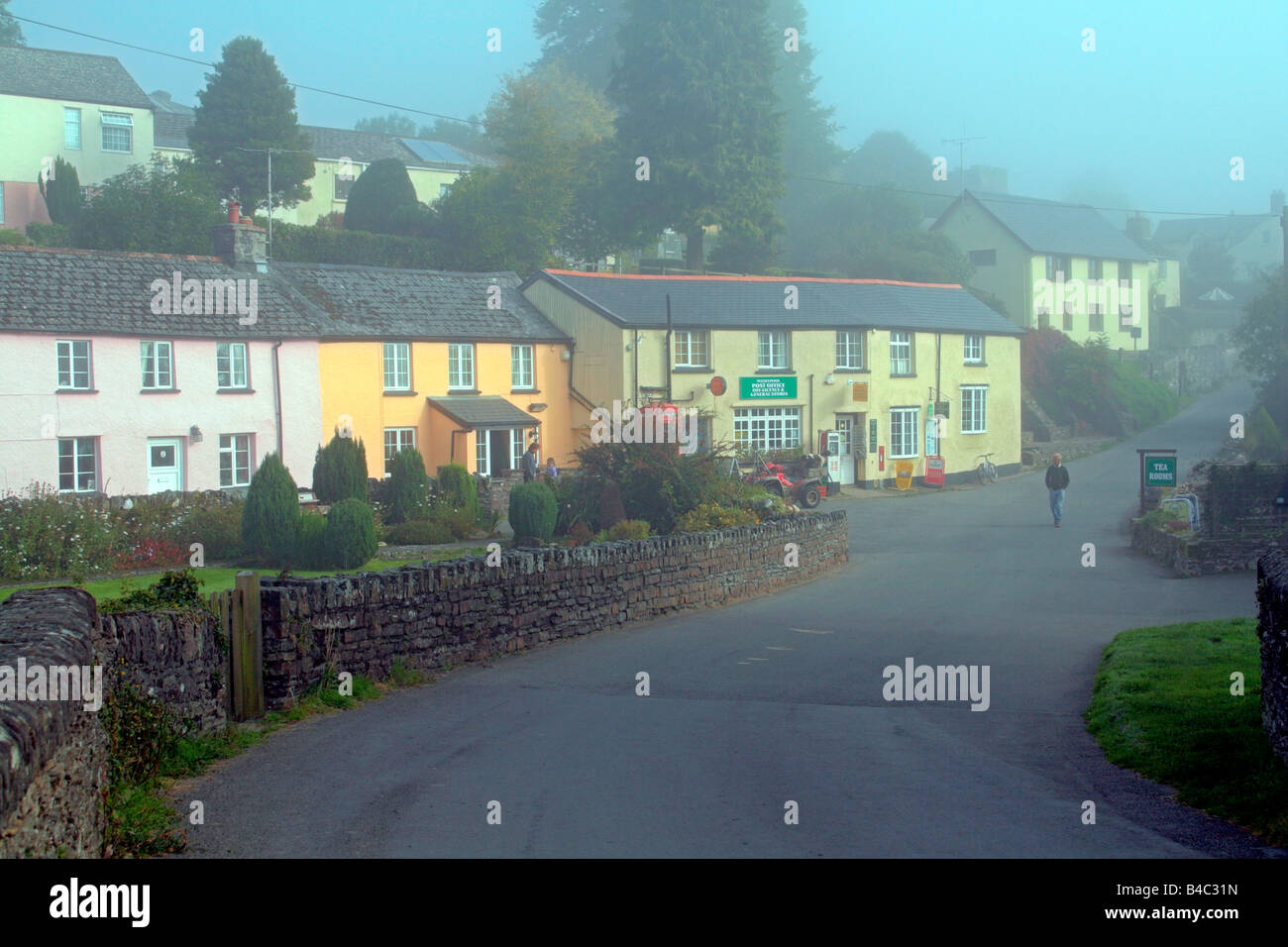 WITHYPOOL EXMOOR SOMERSET ON AN AUTUMN MORNING Stock Photo Alamy