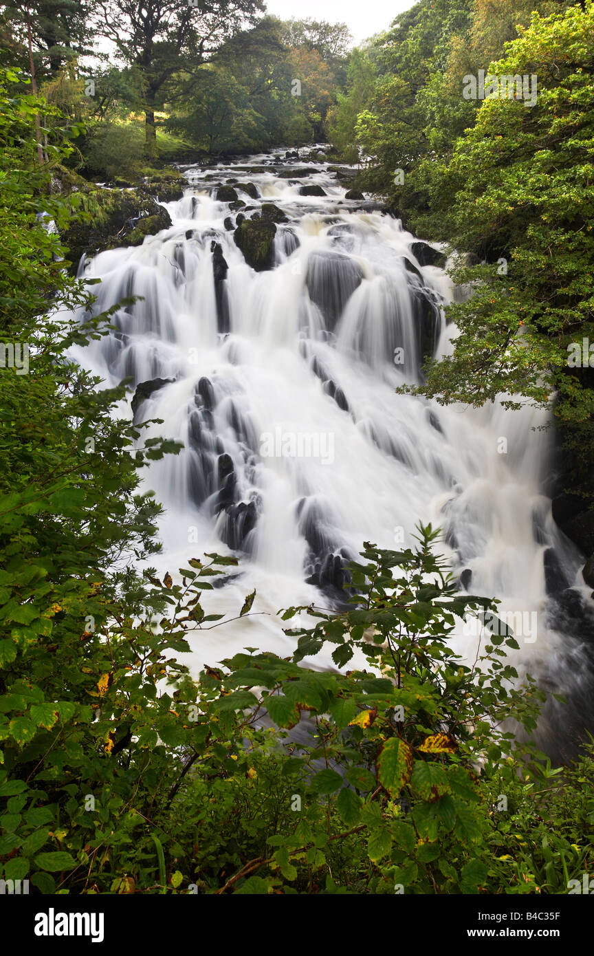 Swallow Falls, Betws-y-Coed Stock Photo