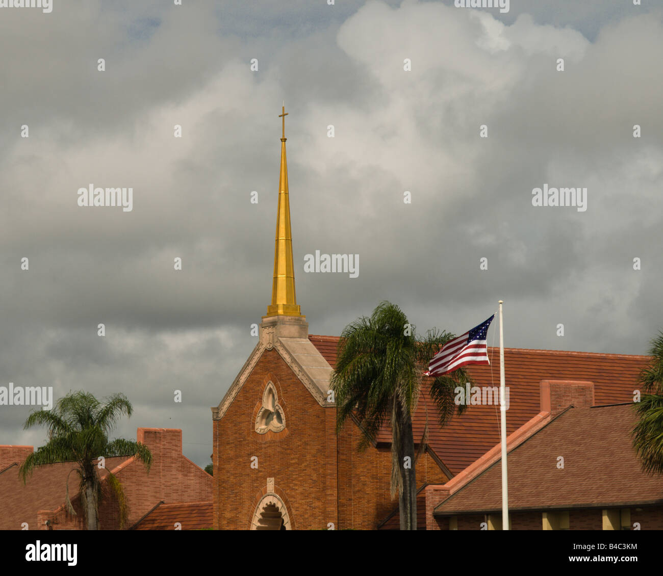 FIRST UNITED METHODIST CHURCH OF MELBOURNE FLORIDA Stock Photo