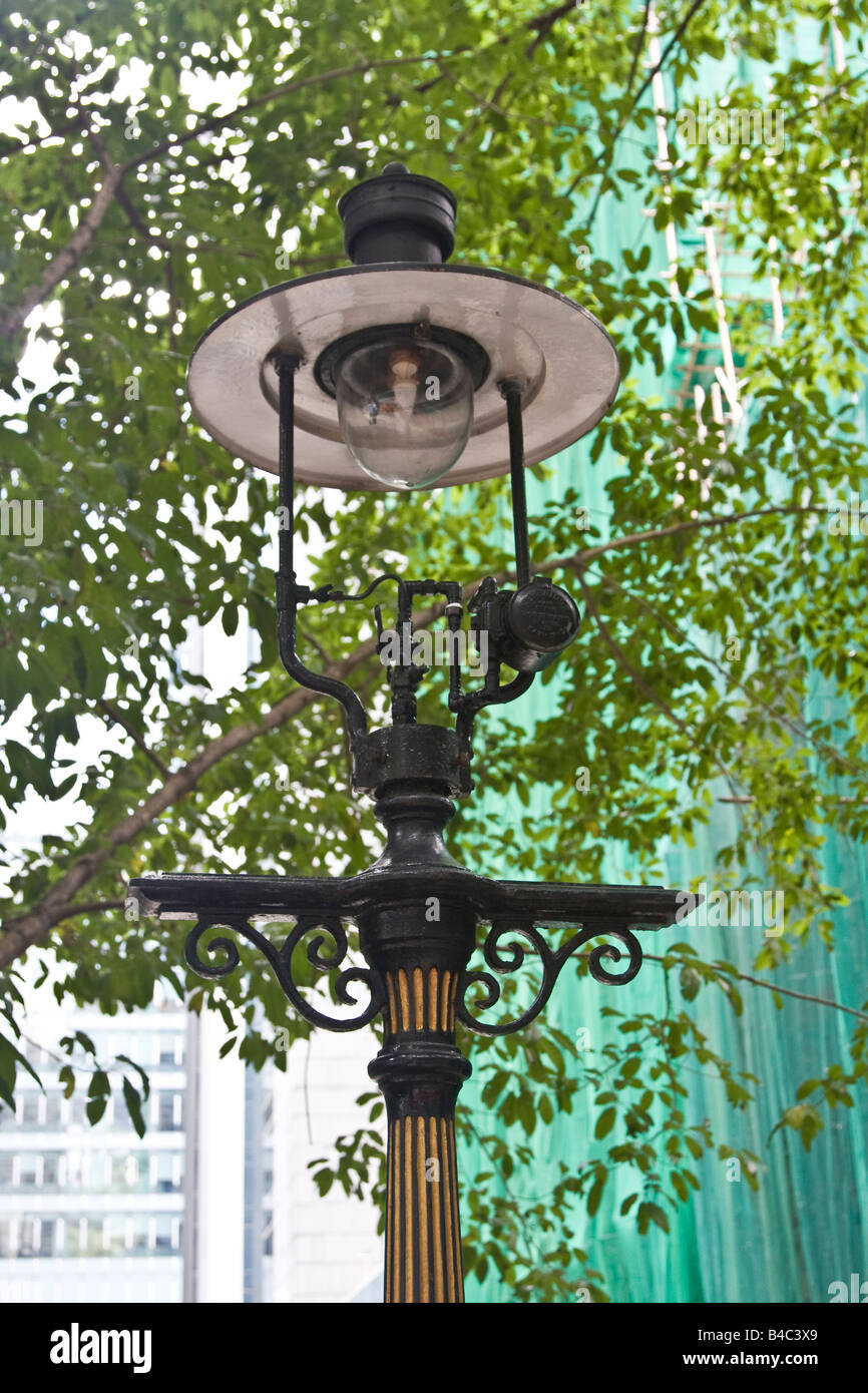Duddell Street gas lamp, Central, Hong Kong Stock Photo Alamy