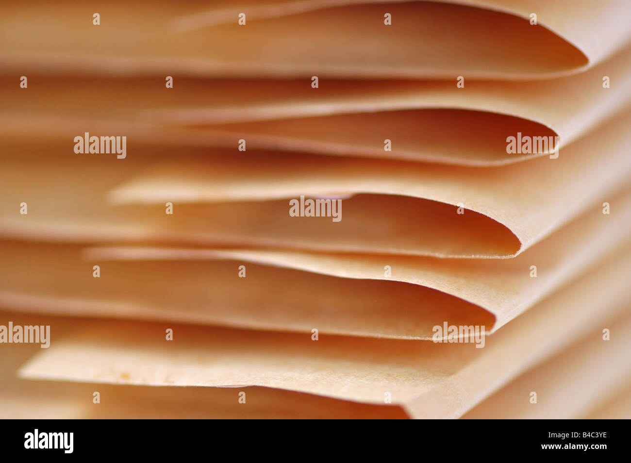 Stack stacked piled up edge mailroom flap hires stock photography and