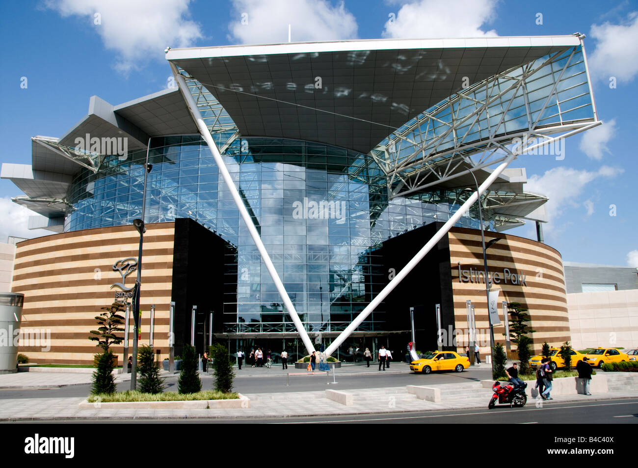 Istanbul Istinye Park shopping mall is a unique urban lifestyle environment Stock Photo