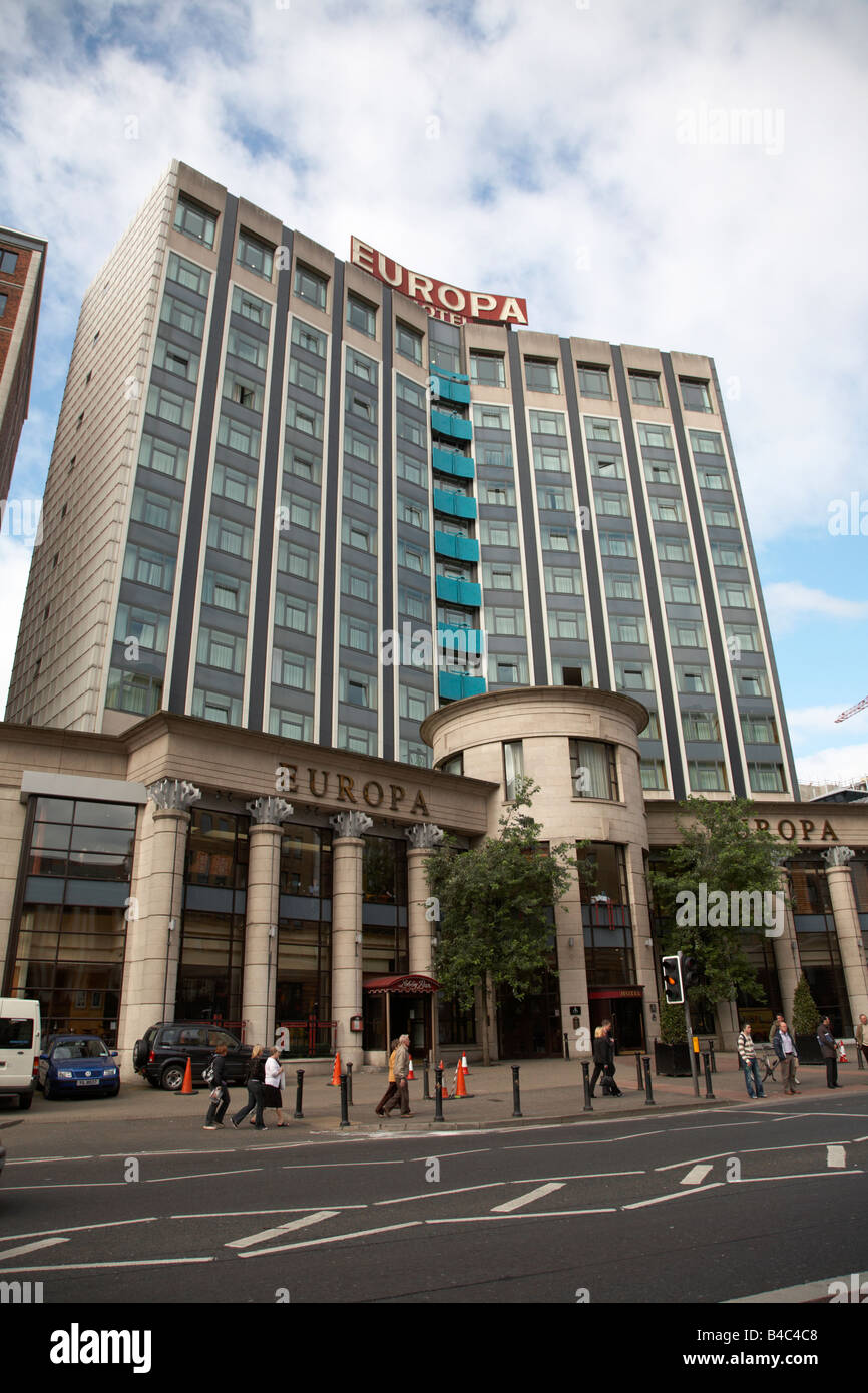 The Europa Hotel belfast city centre northern ireland uk Stock Photo