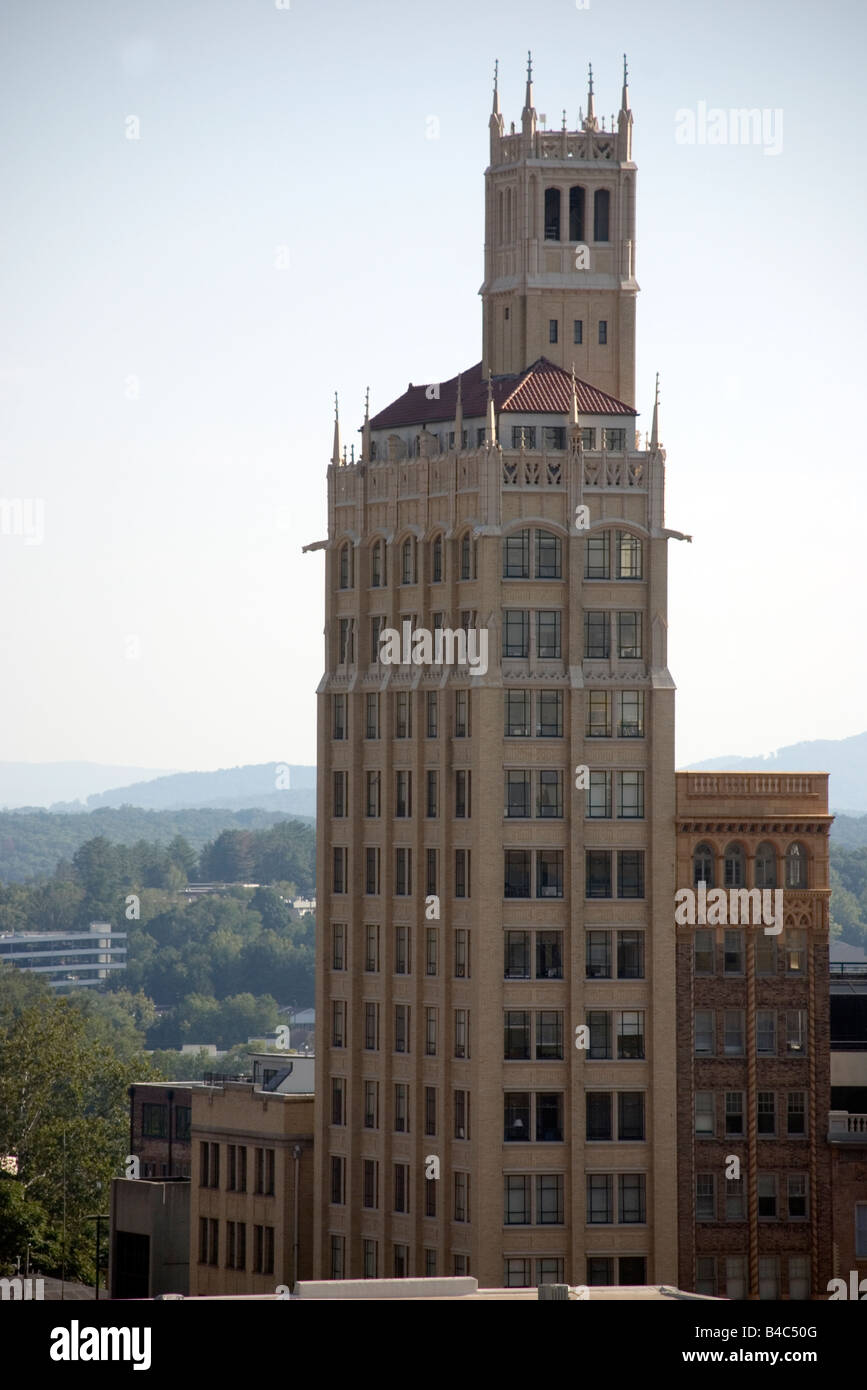 Art Deco architecture, Asheville, North Carolina, USA Stock Photo Alamy