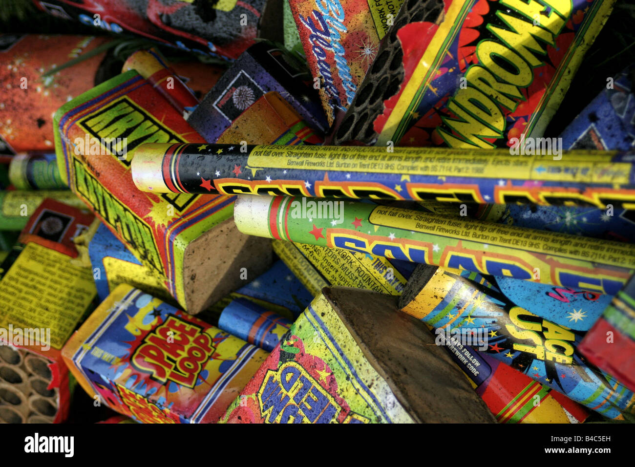 Firecrackers used hires stock photography and images Alamy