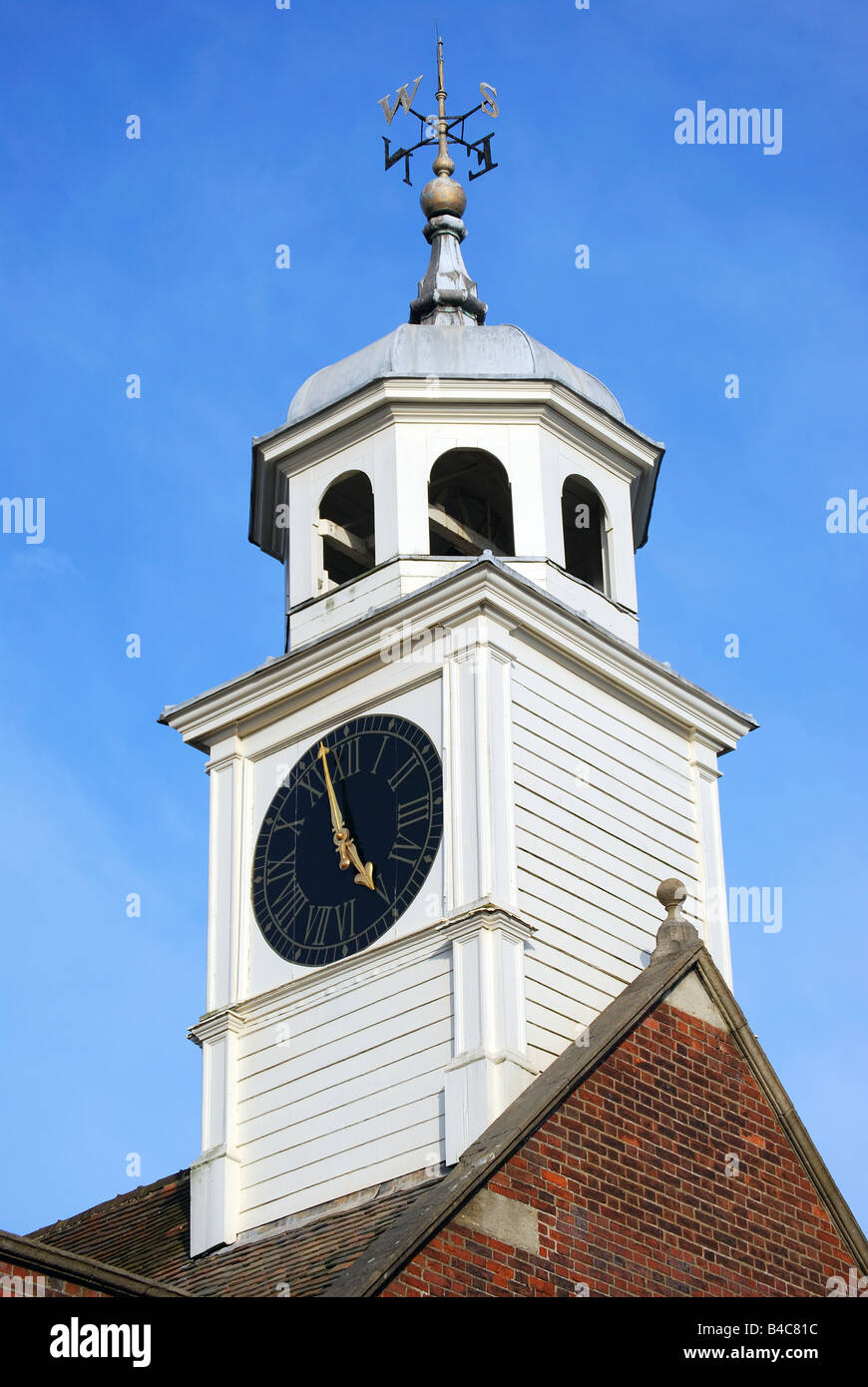 Clock Tower of Church of King Charles the Martyr, Royal Tunbridge Wells, Kent, England, United Kingdom Stock Photo