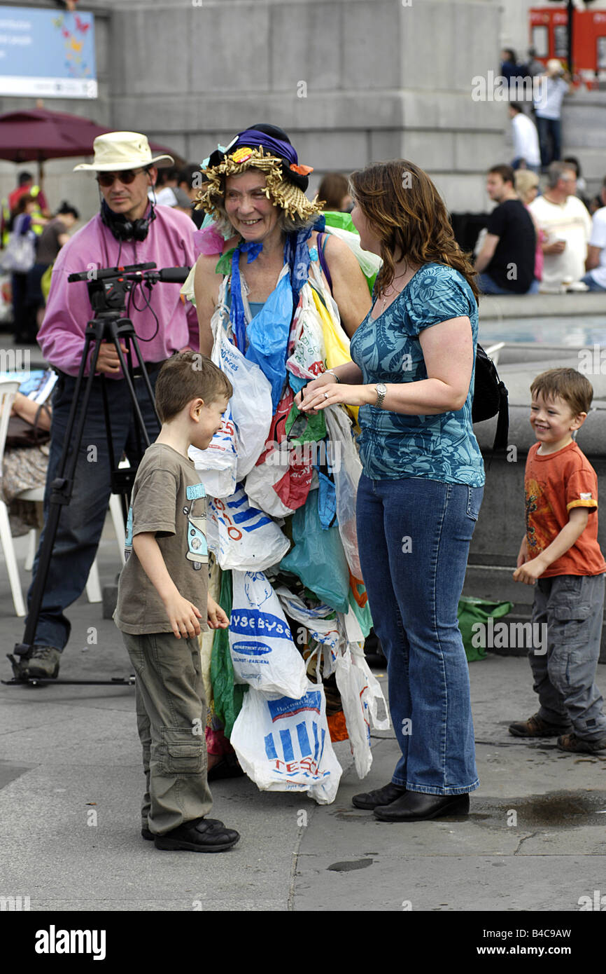 Wearing plastic bags hires stock photography and images Alamy