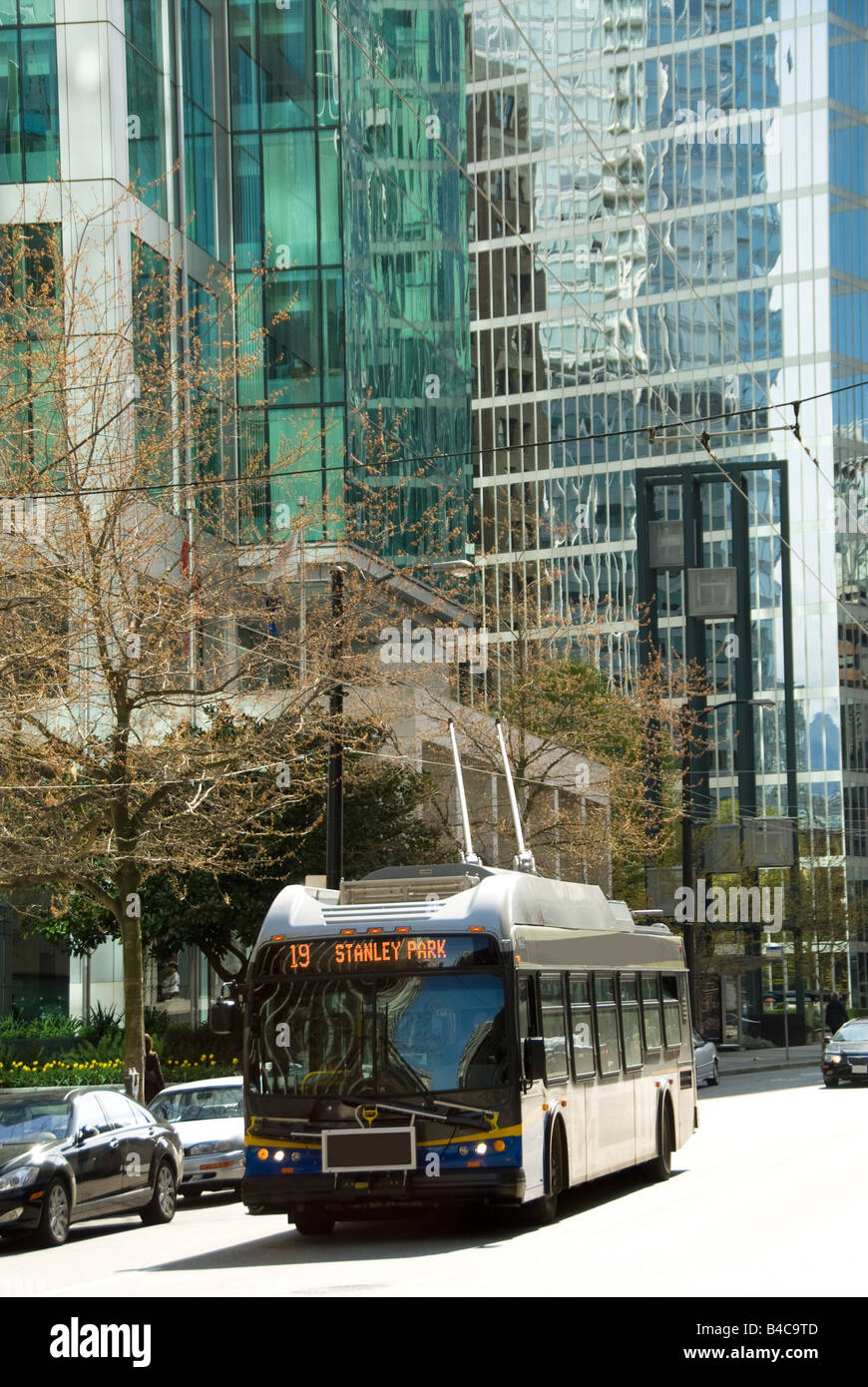 Bus, Vancouver, BC, Canada Stock Photo Alamy