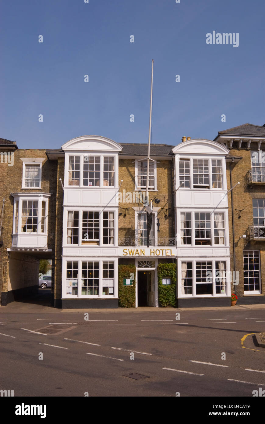 The Swan Hotel in Southwold,Suffolk,Uk Stock Photo