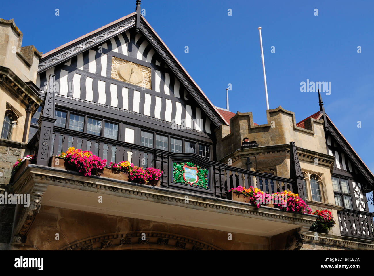 Lynton Town Hall, Lynton, Devon, UK Stock Photo