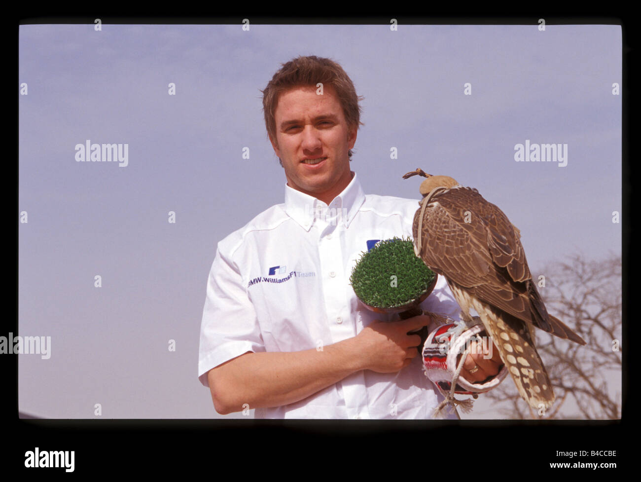 engine sport, Nick Heidfeld, Williams BMW, Formel 1 2005, Race driver, Portrait, Bahrain, photographer: Daniel Reinhard Stock Photo