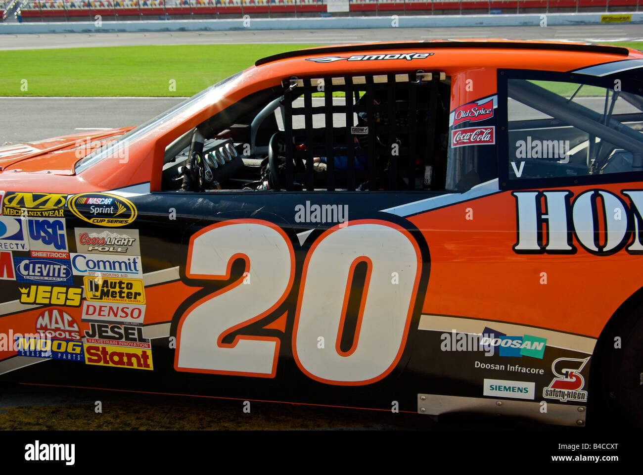 A Richard Petty Driving Experience Toyota Camry NASCAR style racecar at