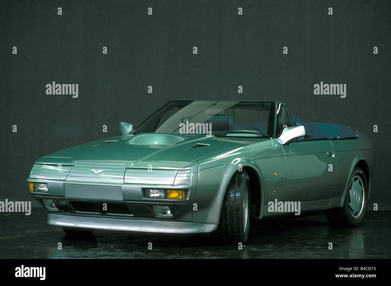 Car, Aston Martin Volante Zagato, standing, upholding, diagonal from the front, frontal view, Studio admission, photographer: Ha Stock Photo