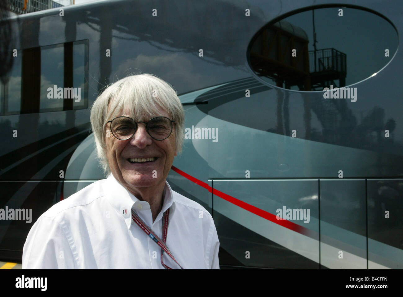 engine sport, Bernie Ecclestone, Formel 1, Portrait Stock Photo