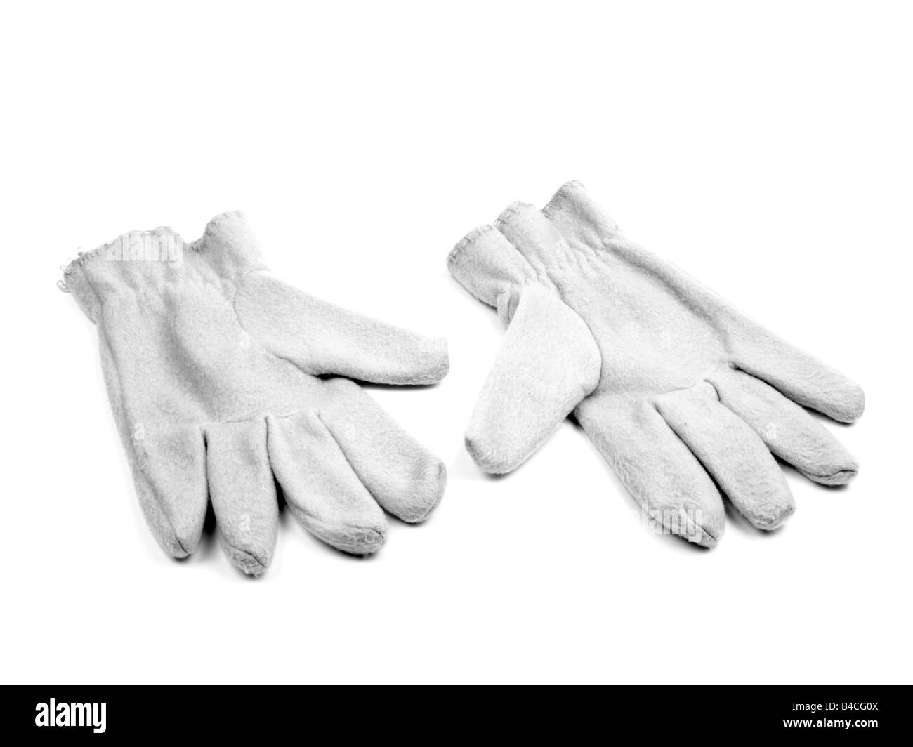 Pair of Ladies Woolen winter gloves Stock Photo