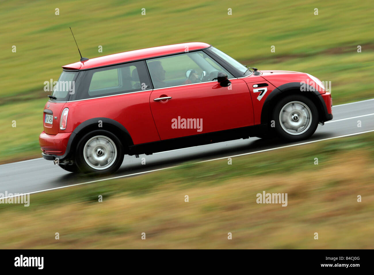 Bmw Mini One Seven Model Year 2001 Red Driving Side View