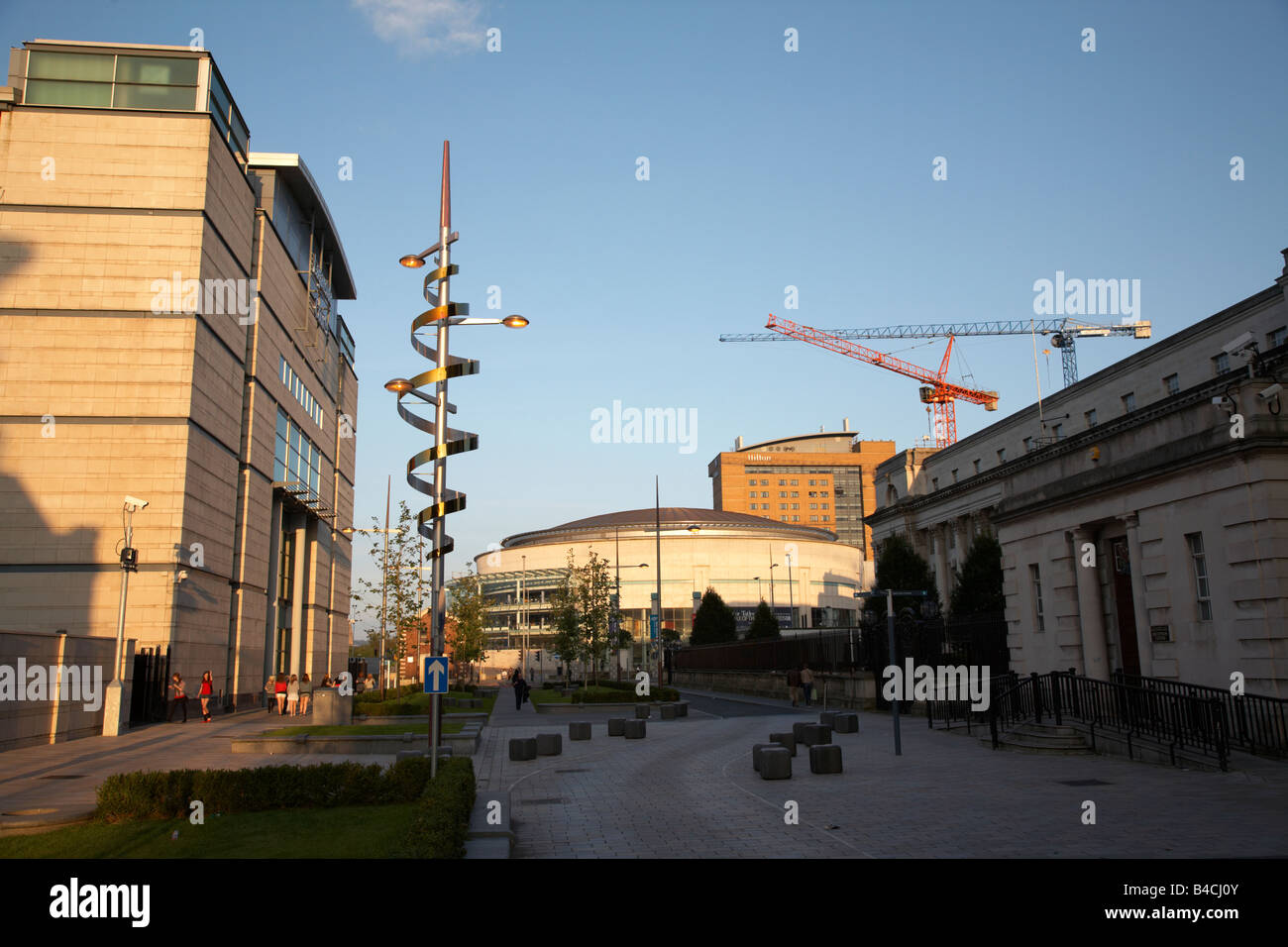 Laganside Courts High Court and waterfront hall belfast city centre
