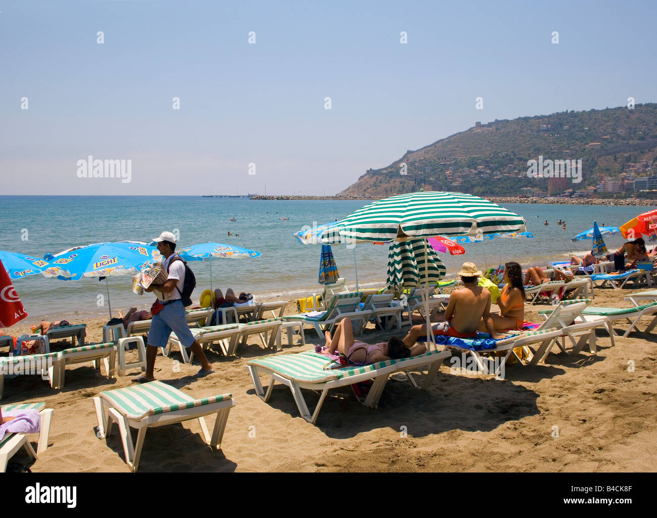 Turkish Rivera East beach in Alanya Stock Photo - Alamy