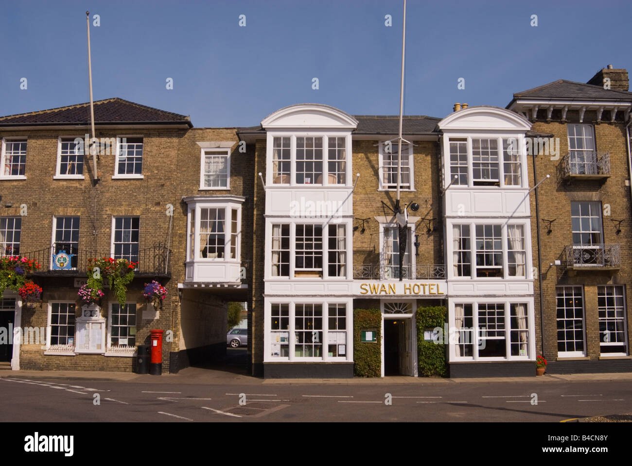 The Swan Hotel in Southwold,Suffolk,Uk Stock Photo