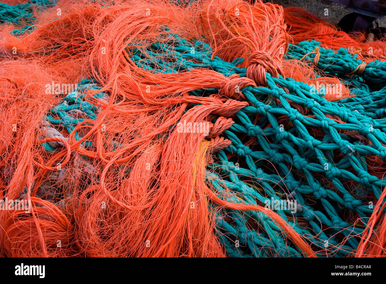Colourful fishing nets South of France.Horizontal 62532 Fishing nets