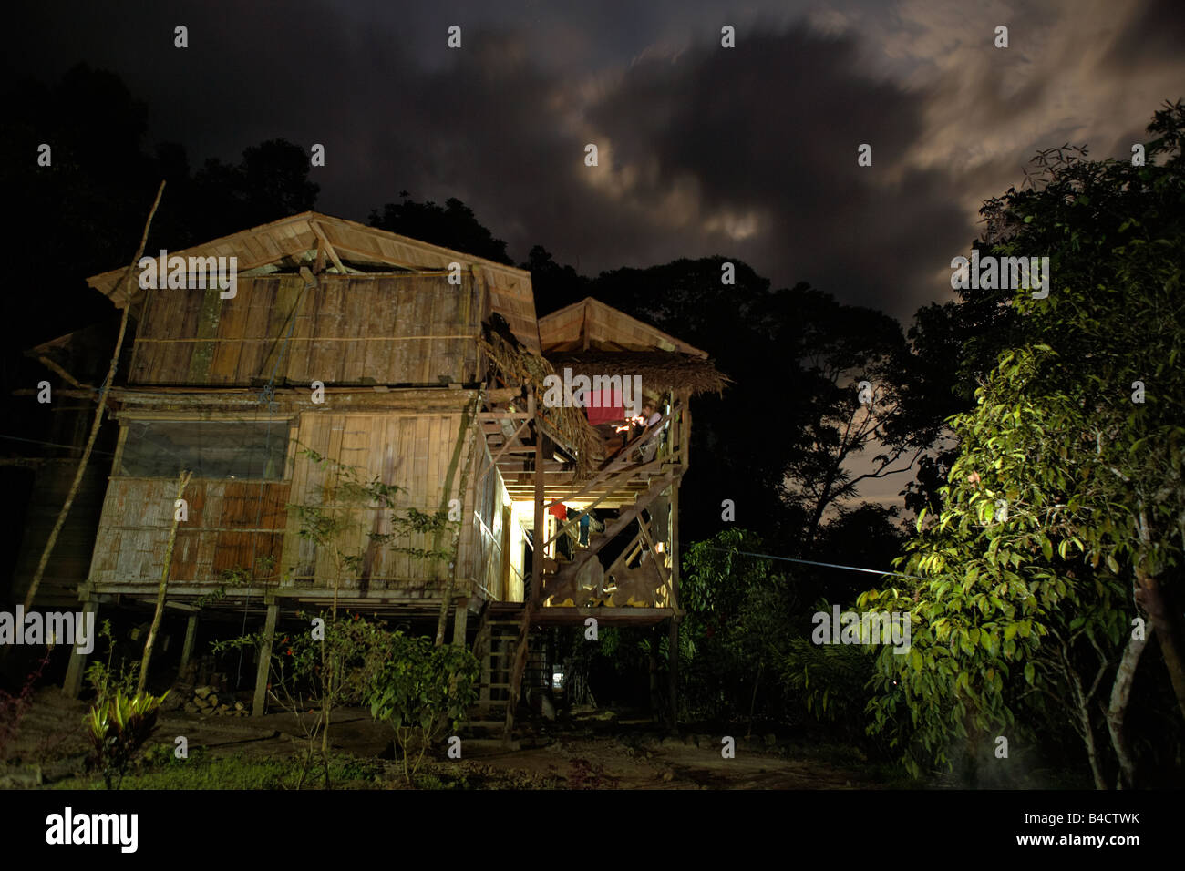 Rucu Kausai Guest house, Amazon Rain Forest, Ecuador Stock Photo Alamy