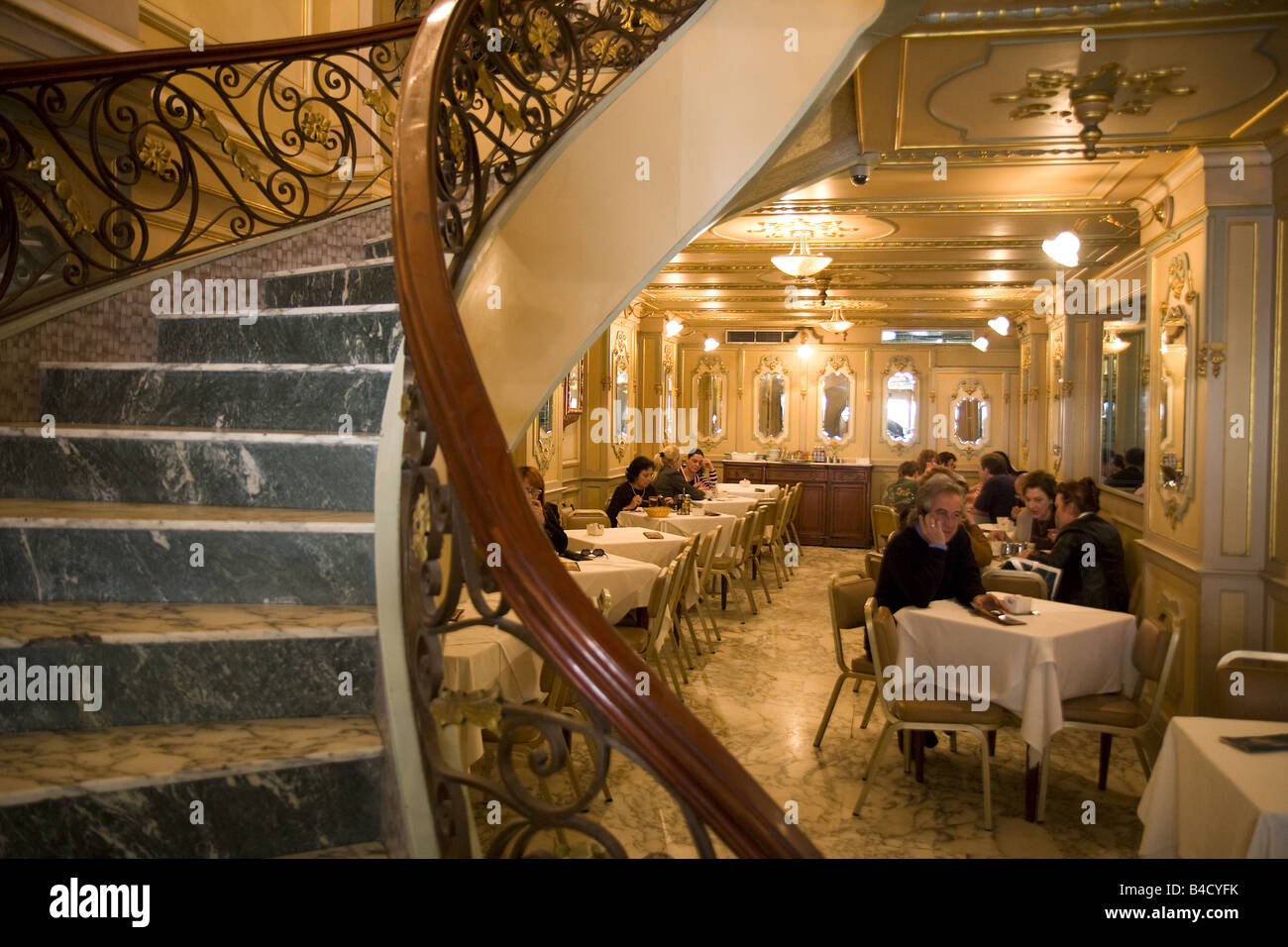 Cordina cafe Valetta Malta Stock Photo