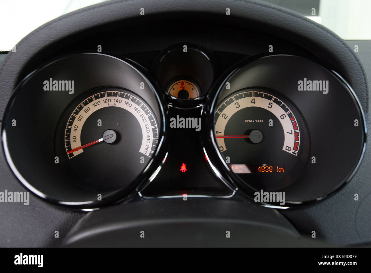 Opel GT, model year 2007-, silver, Detailed view, Interior view,