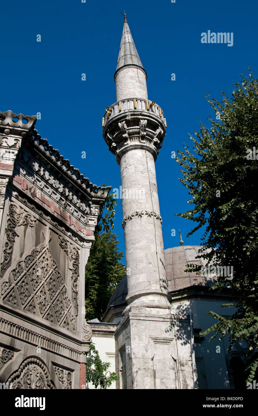 Istanbul Turkey Blue Mosque Sultan Ahmet Camil Stock Photo