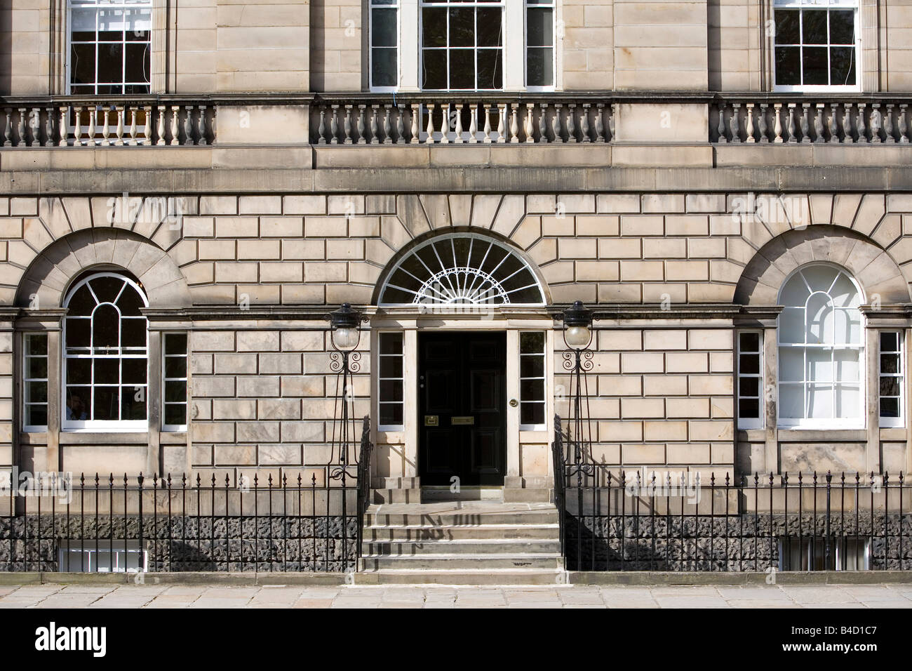 front elevation with doors and windows arches in edinburgh new