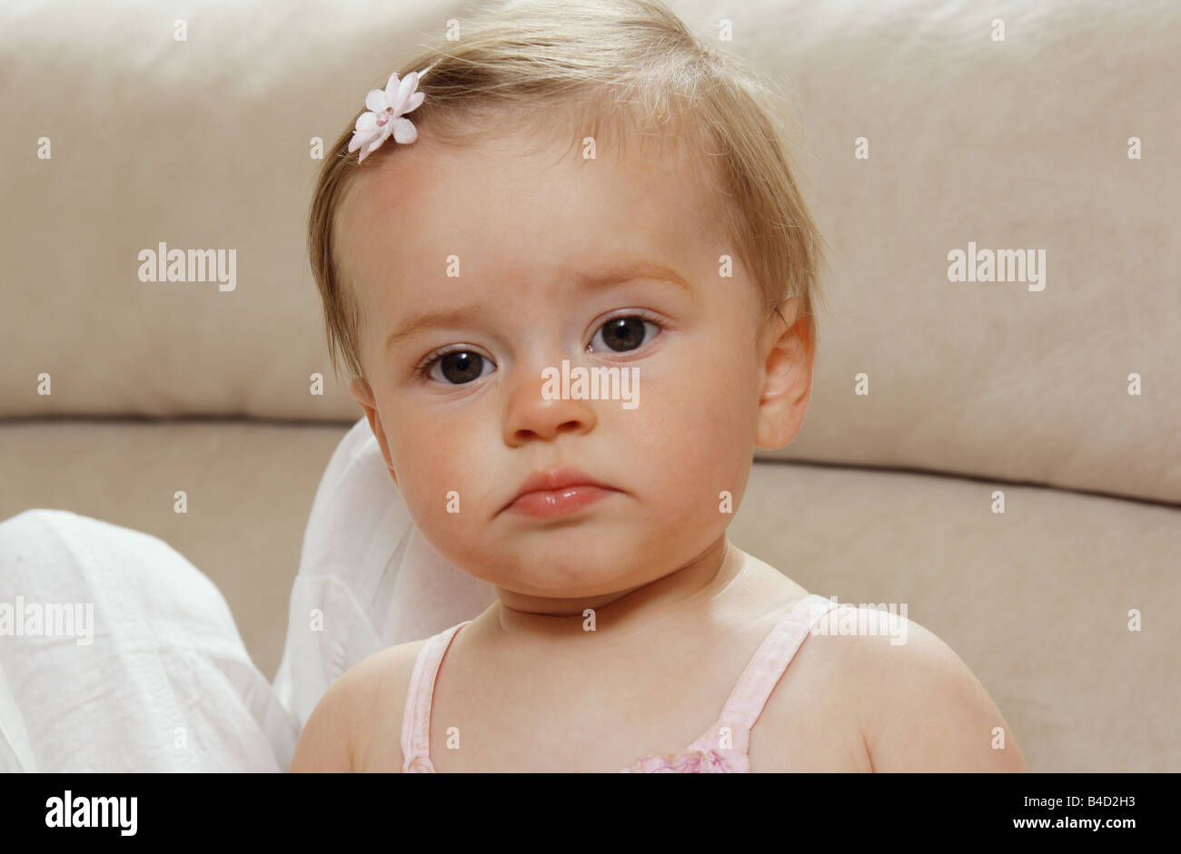 Baby with sad face hi-res stock photography and images - Alamy