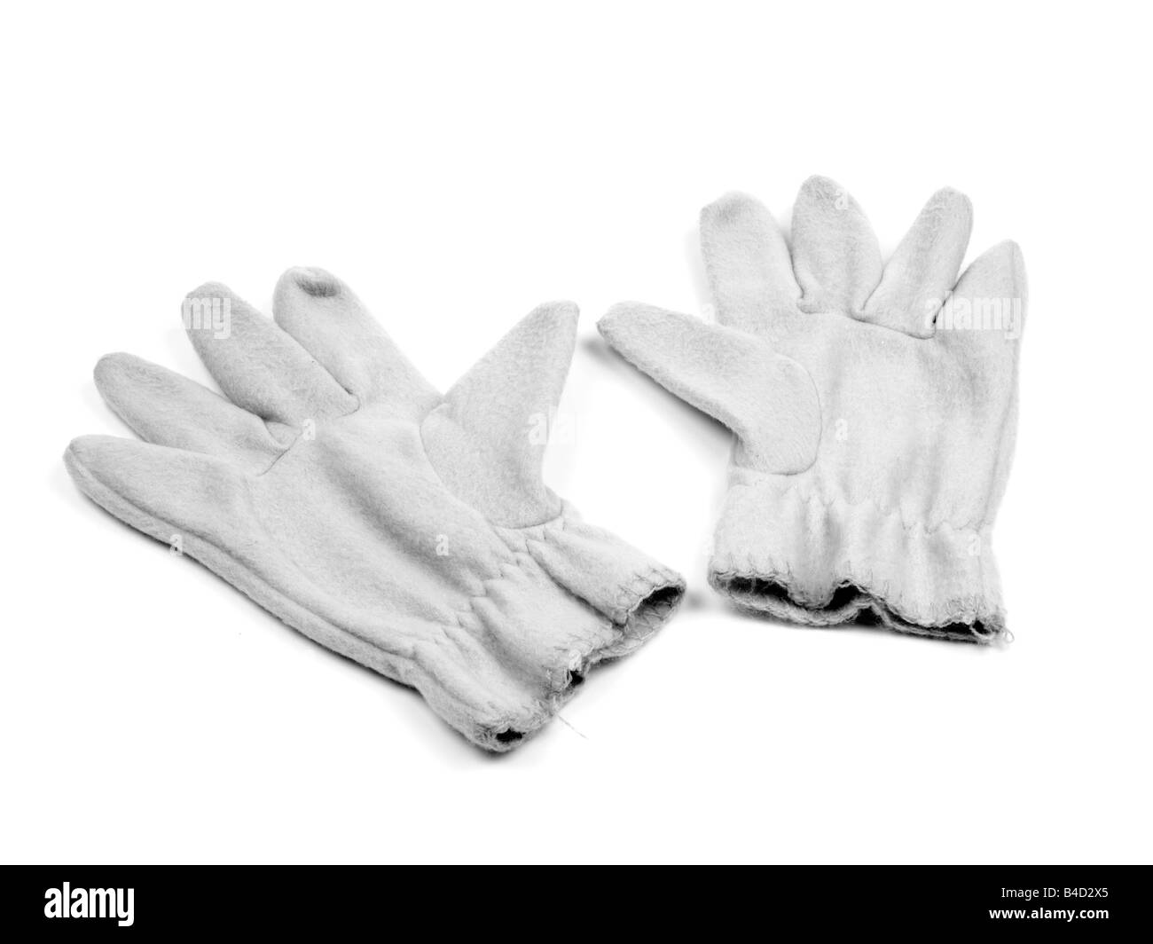 Pair of Ladies Woolen winter gloves Stock Photo