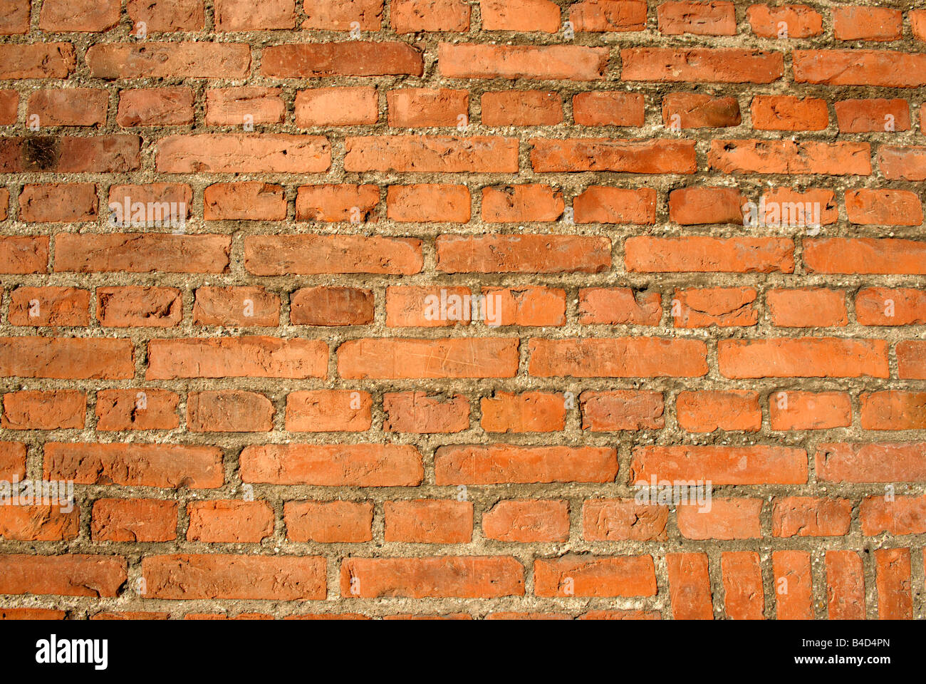 RED BRICK BACKGROUND Stock Photo