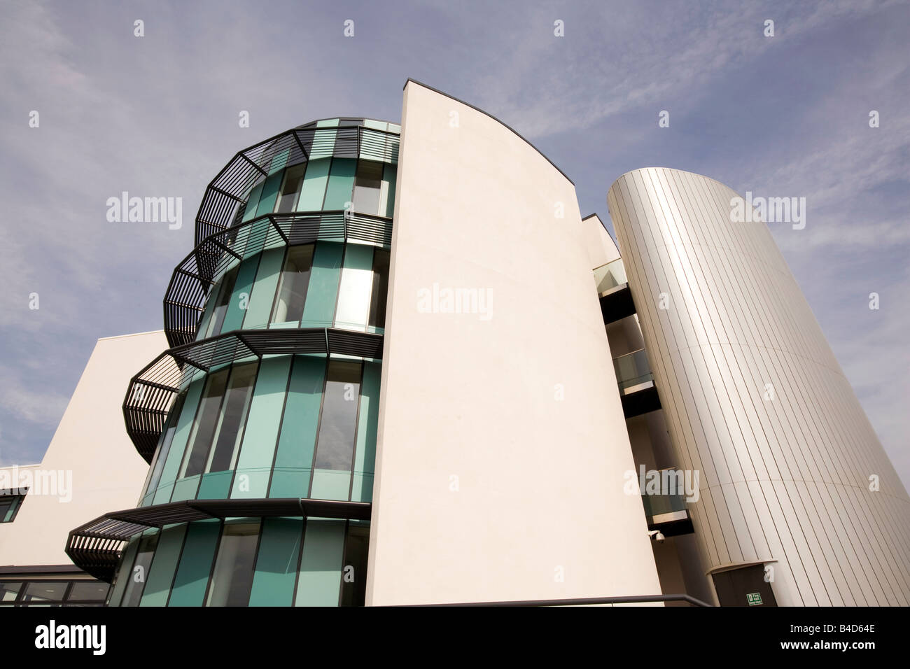 UK Wales Swansea waterfront SA1 development Ellipse office building Stock Photo