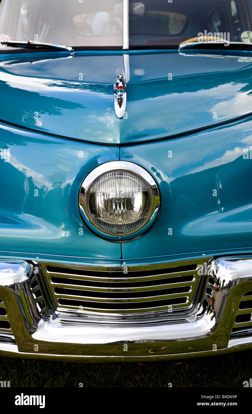 Close-up radiator detail. 1941 Miller Preston Tucker Special Indy car at  the 2011 Goodwood Festival of Speed, Sussex, UK Stock Photo - Alamy