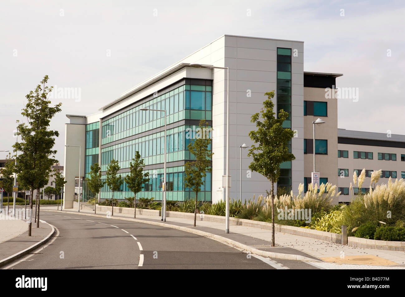 UK Wales Swansea waterfront SA1 development Admiral House office building Stock Photo