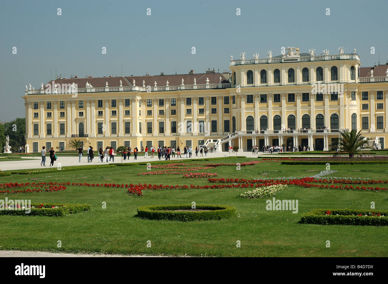 Schonbrunn Palace; Schlossstrasse; Vienna; Austria; Europe Stock Photo