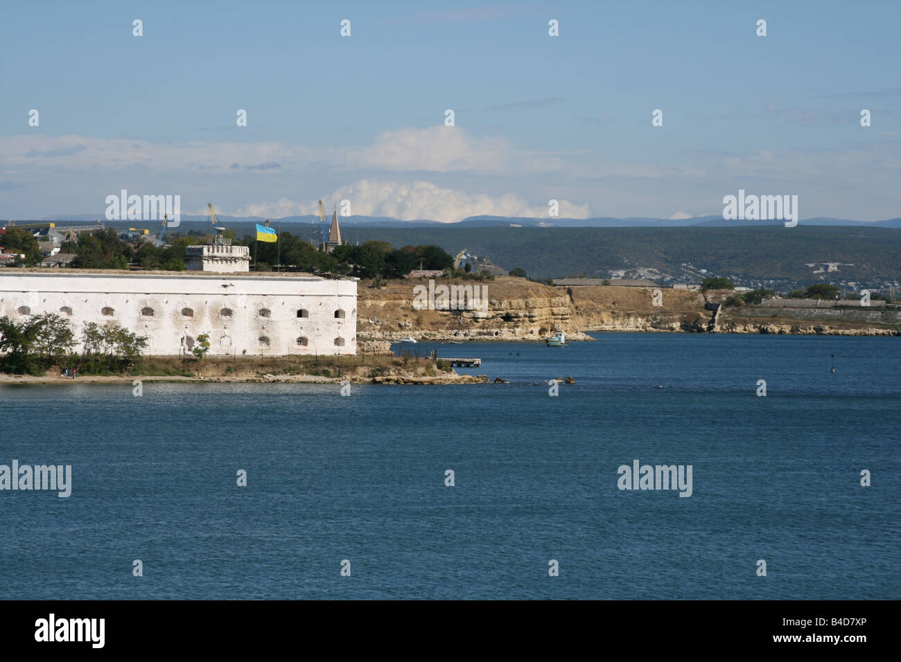 View of old fort at Sevastopol (Crimea, Ukraine) Stock Photo