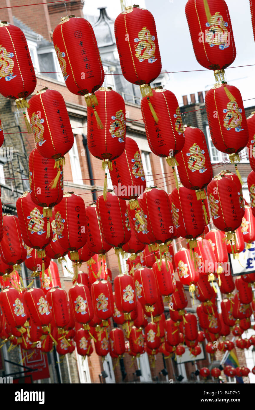 Lanterns across a street hi-res stock photography and images - Alamy