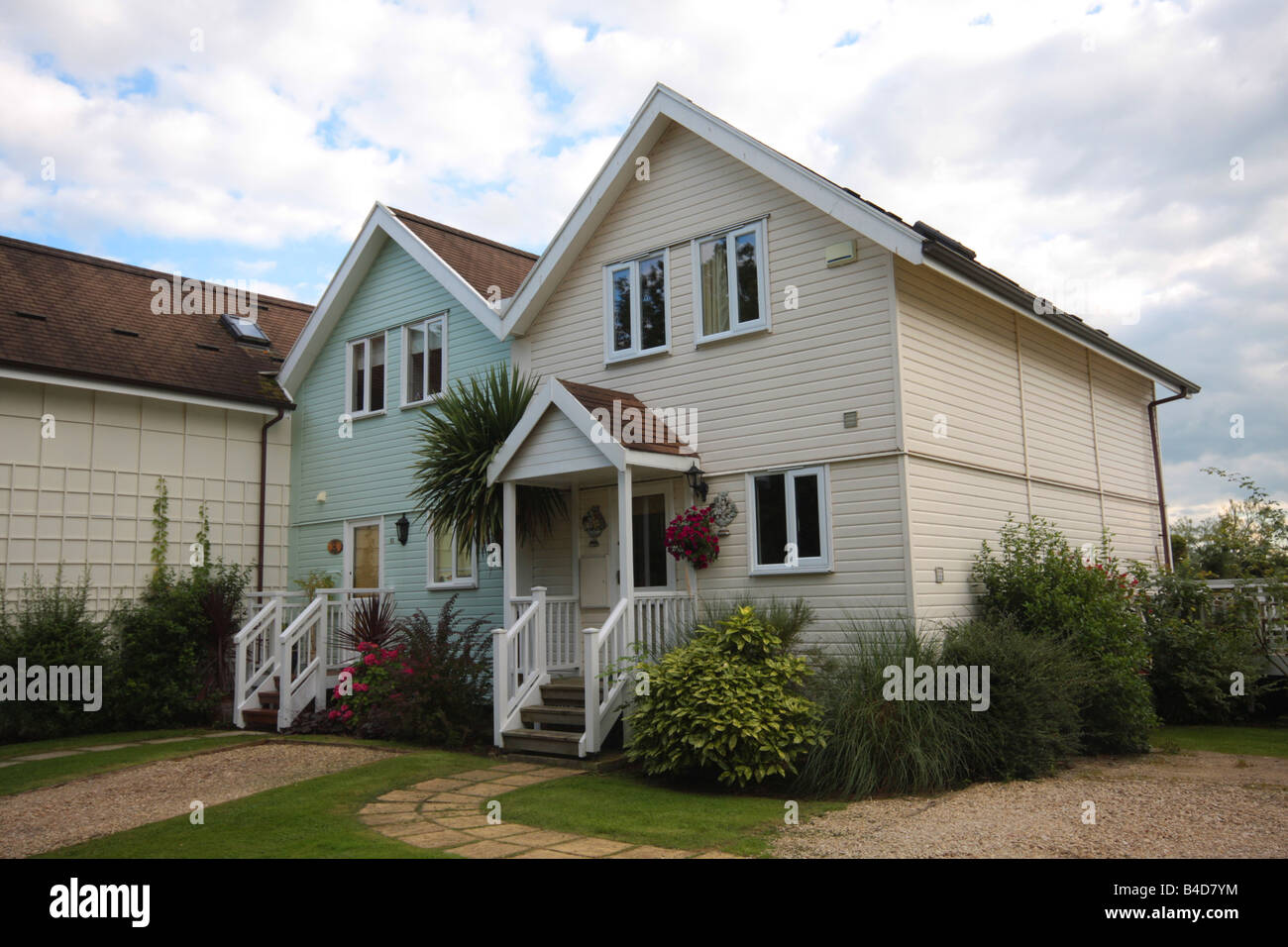 Cotswold water park houses hires stock photography and images Alamy