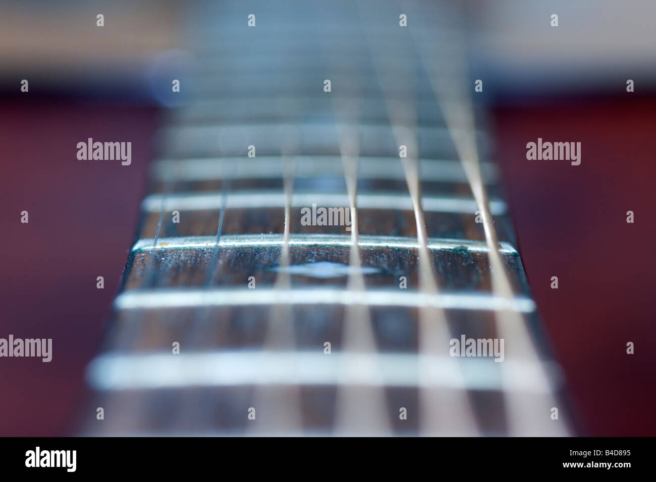 Acoustic guitar neck Stock Photo Alamy