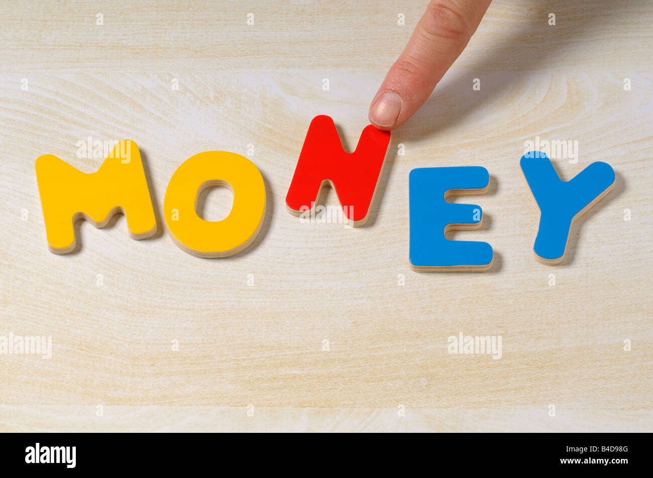 money in full letters Stock Photo - Alamy