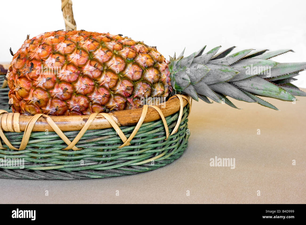 Pineapple close-up Stock Photo
