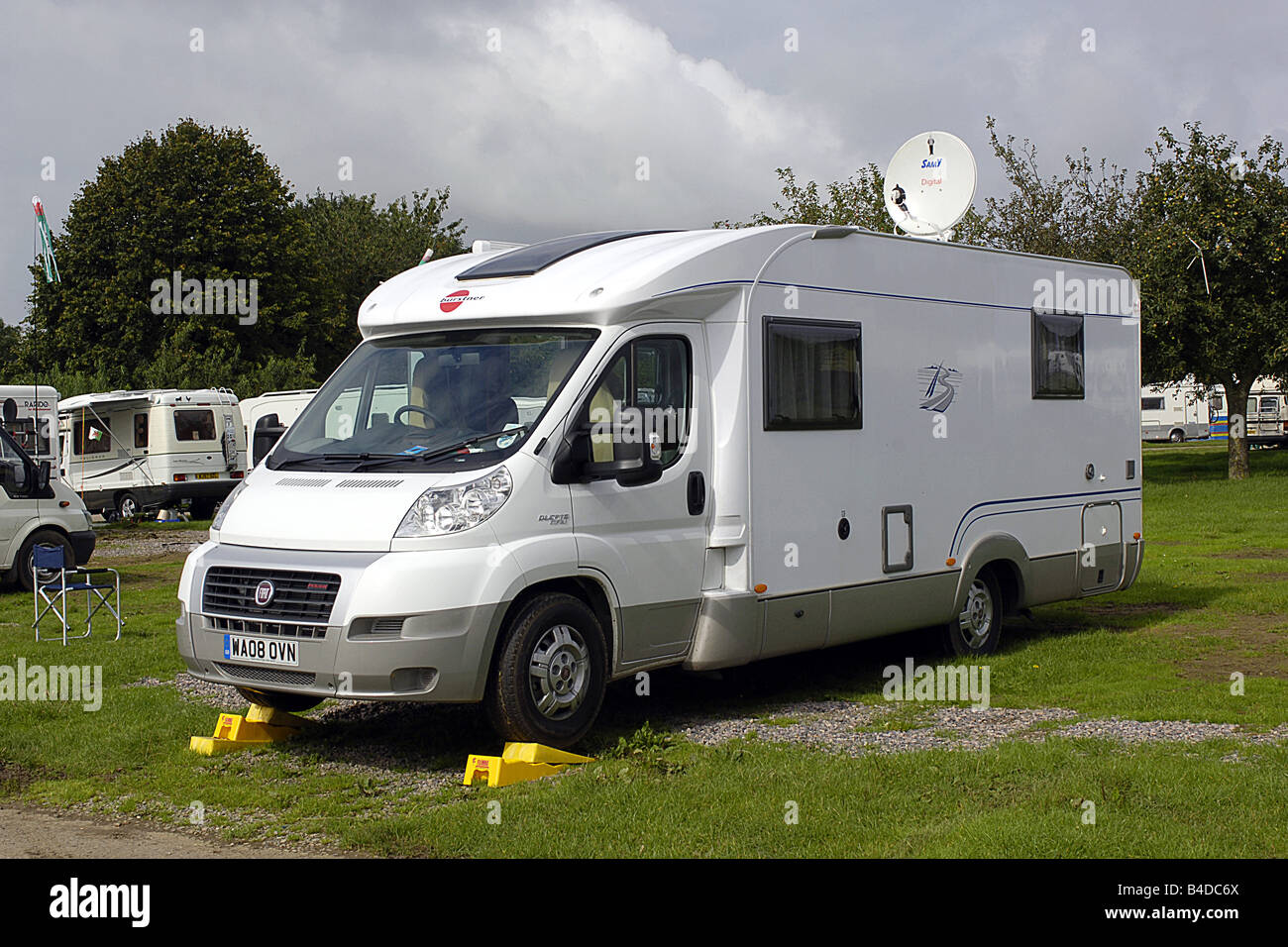 Home on wheels trailer camper van camping campsite outdoors hobby hi-res  stock photography and images - Alamy