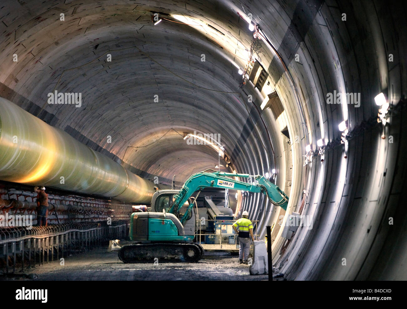 Australia, Brisbane: building the North South Bypass Tunnel / Clem Jones Tunnel, 19.09.2008 Stock Photo