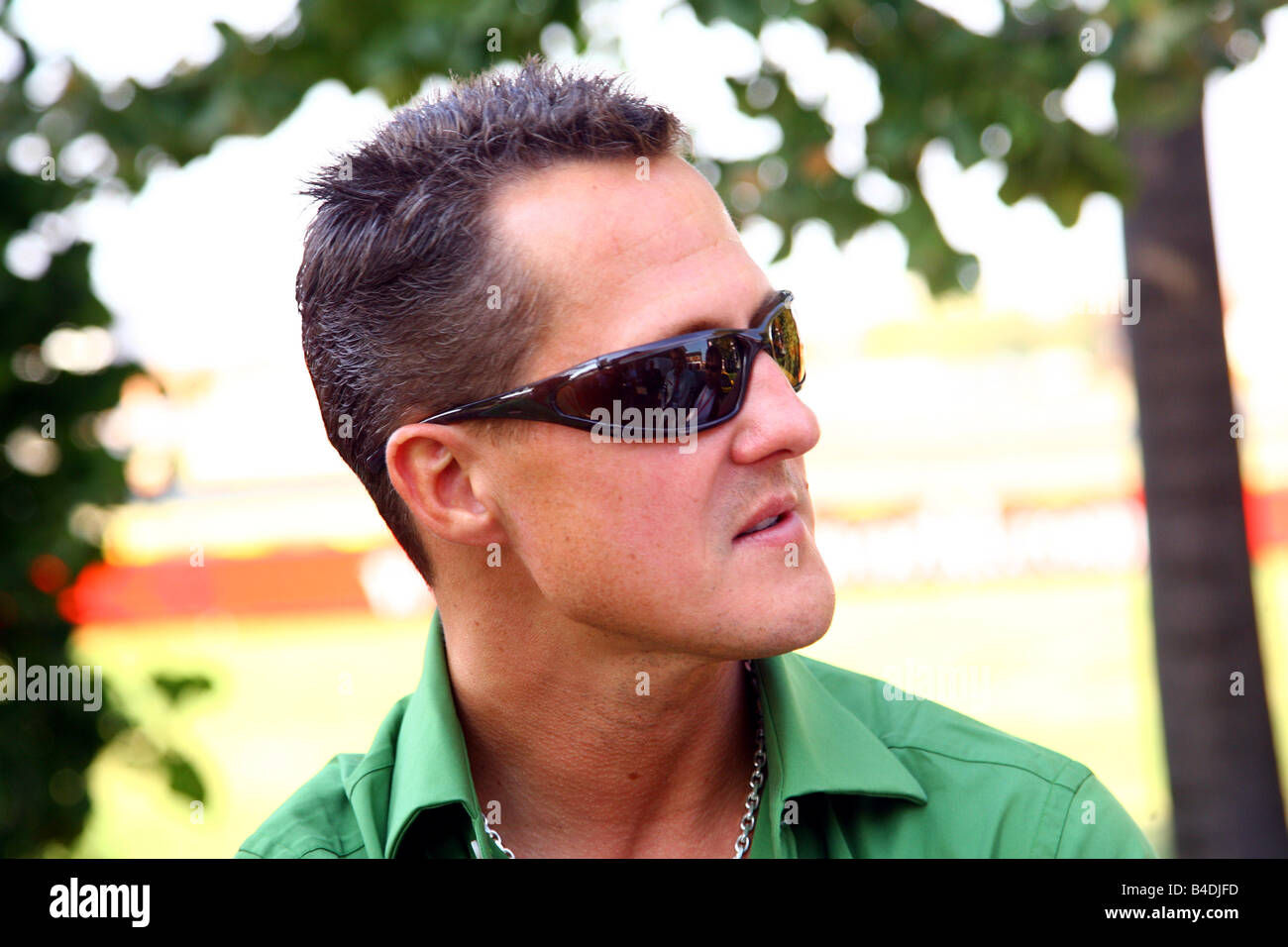 Michael Schumacher at the presentation of the Ferrari 430 Scuderia