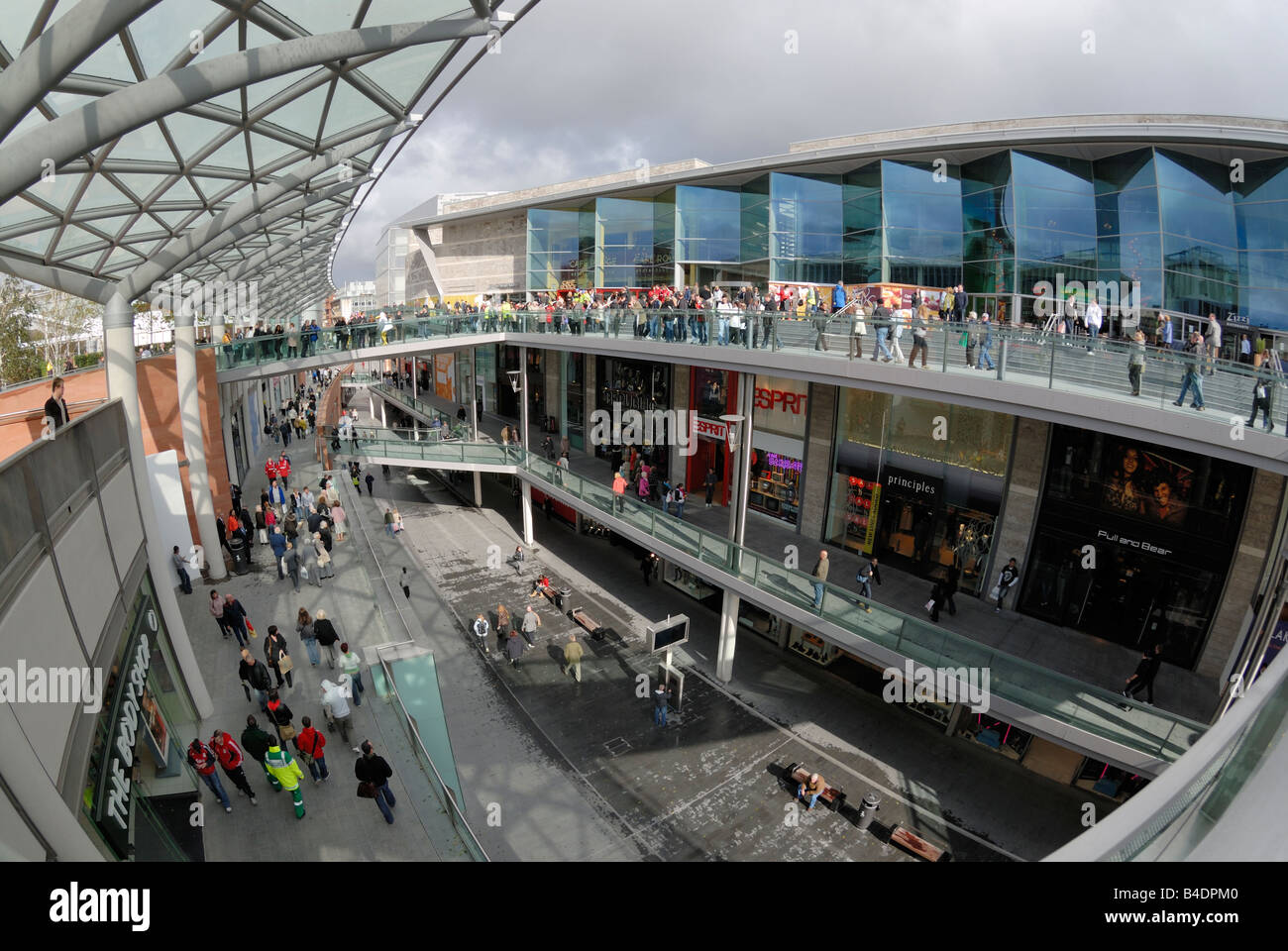 Liverpool One shopping area Stock Photo Alamy
