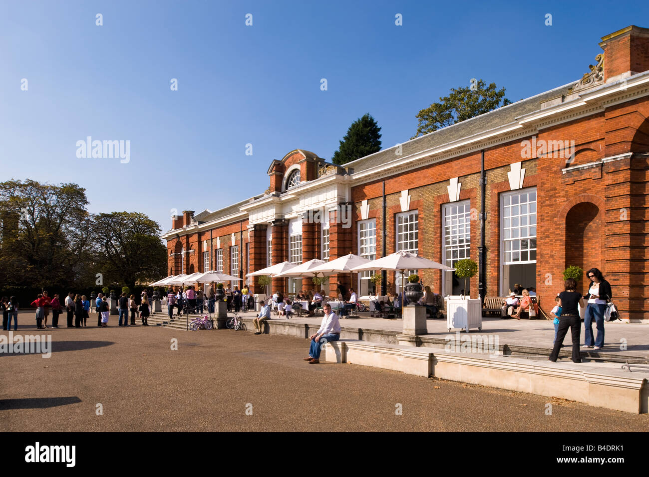 Orangery restaurant in Kensington Gardens London United Kingdom Stock Photo