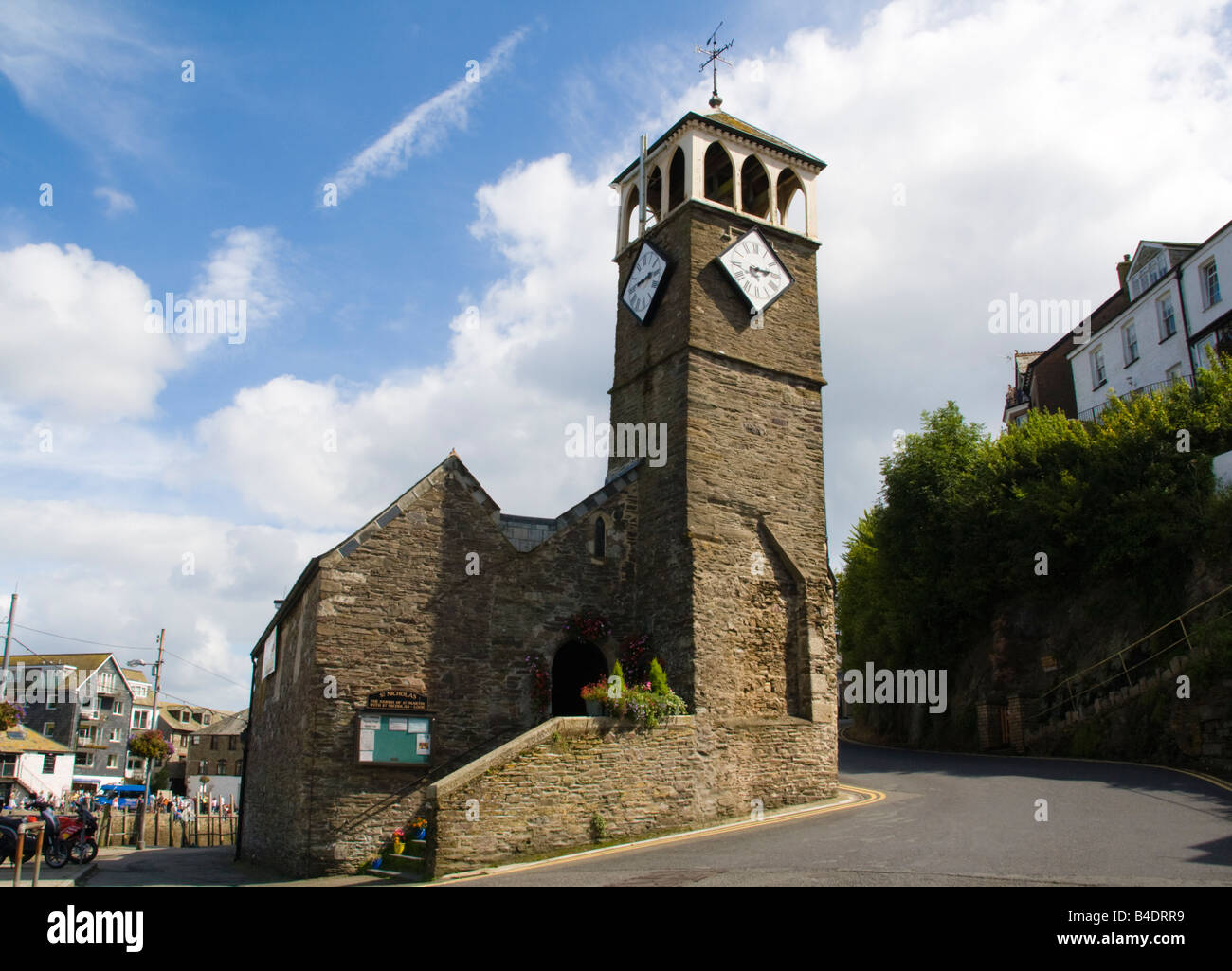 St Nicholas Church West Looe Cornwall Stock Photo