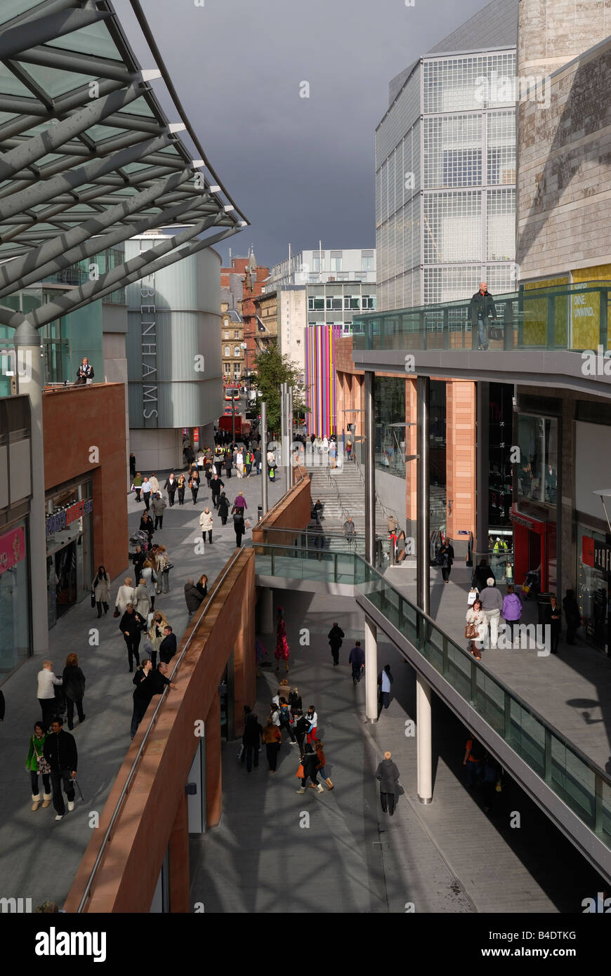 Liverpool One shopping area Stock Photo Alamy