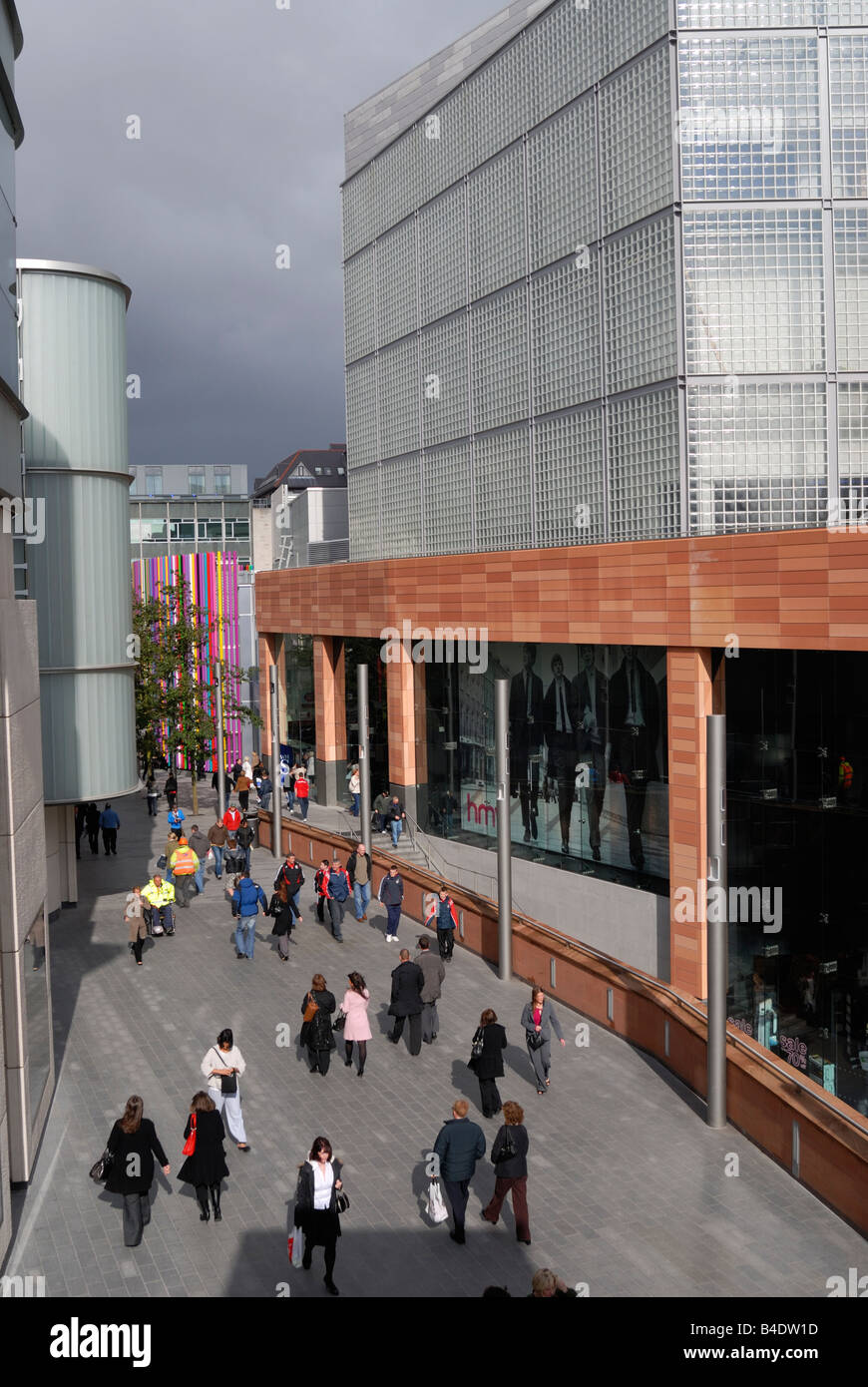 Liverpool One shopping area Stock Photo Alamy